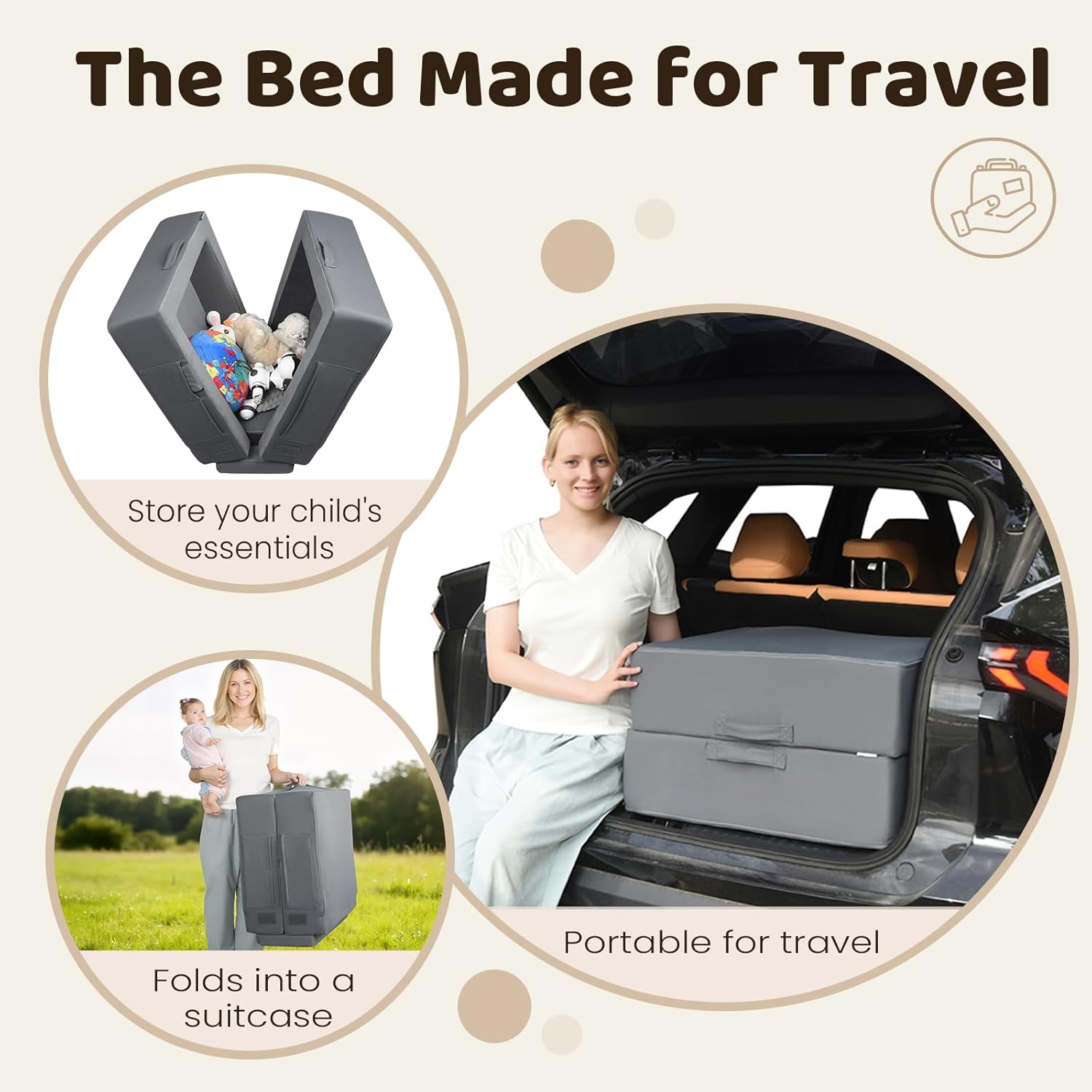 Portable Toddler Floor Bed wit - Bed Rail Toddler ulasan dan harga