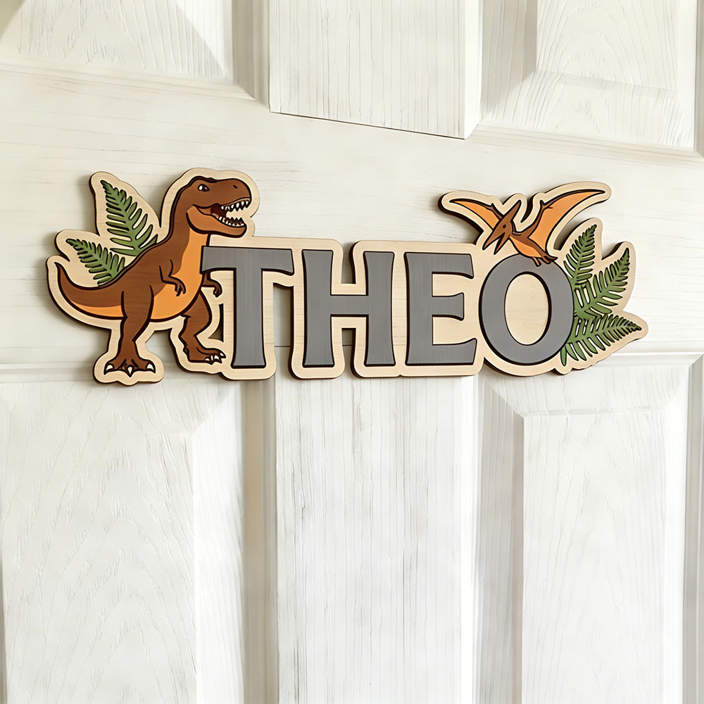 Personalized Dinosaur Name Sig - Baby Nursery Name ulasan dan harga