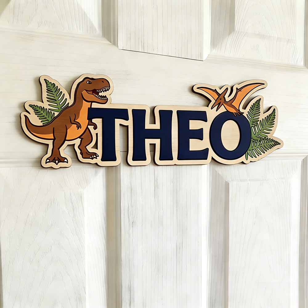 Personalized Dinosaur Name Sig - Baby Nursery Name ulasan dan harga