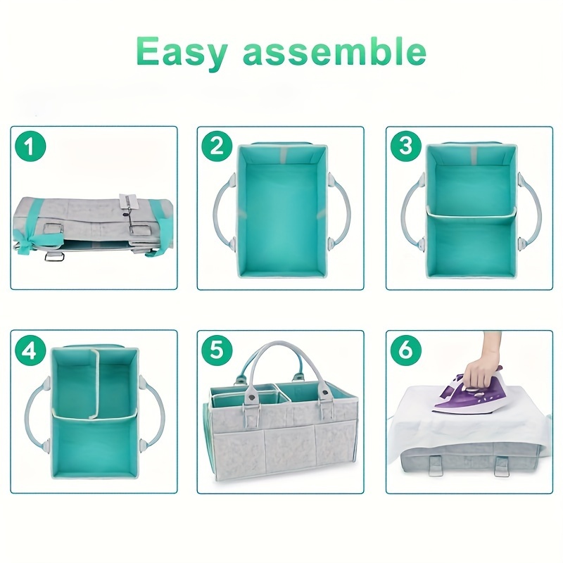 Baby Diaper Caddy Organizer fo - Baby Nursery Handles ulasan dan harga