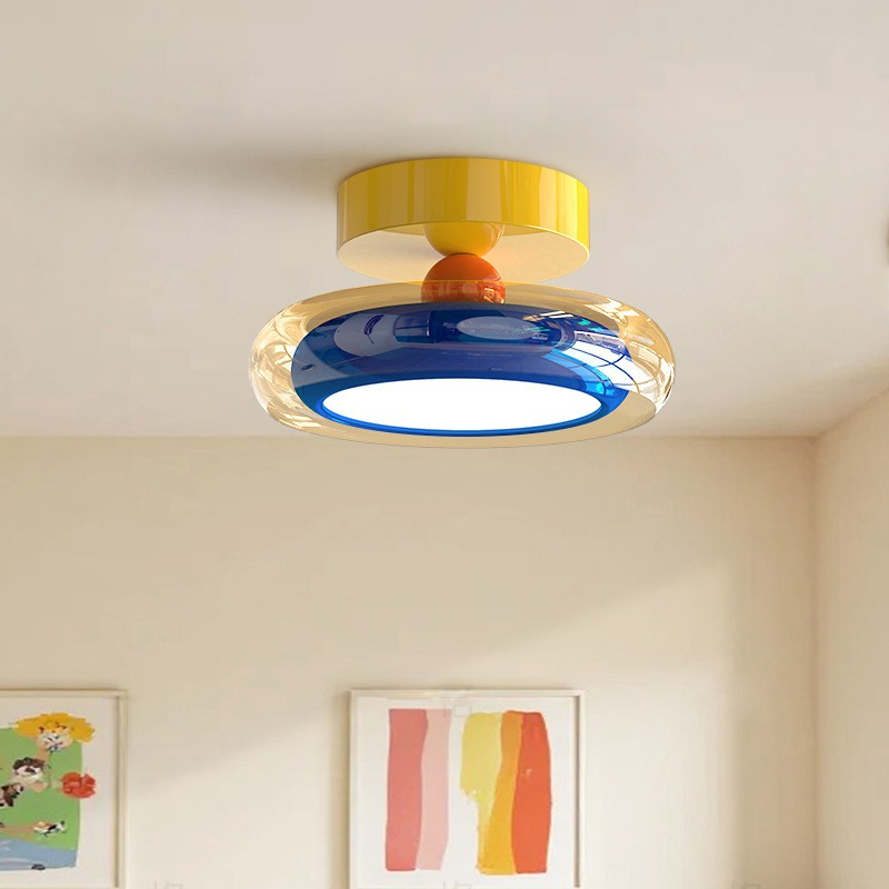 Memphis Dopamine Colorful Glas - Baby Nursery Ceiling Light ulasan dan harga