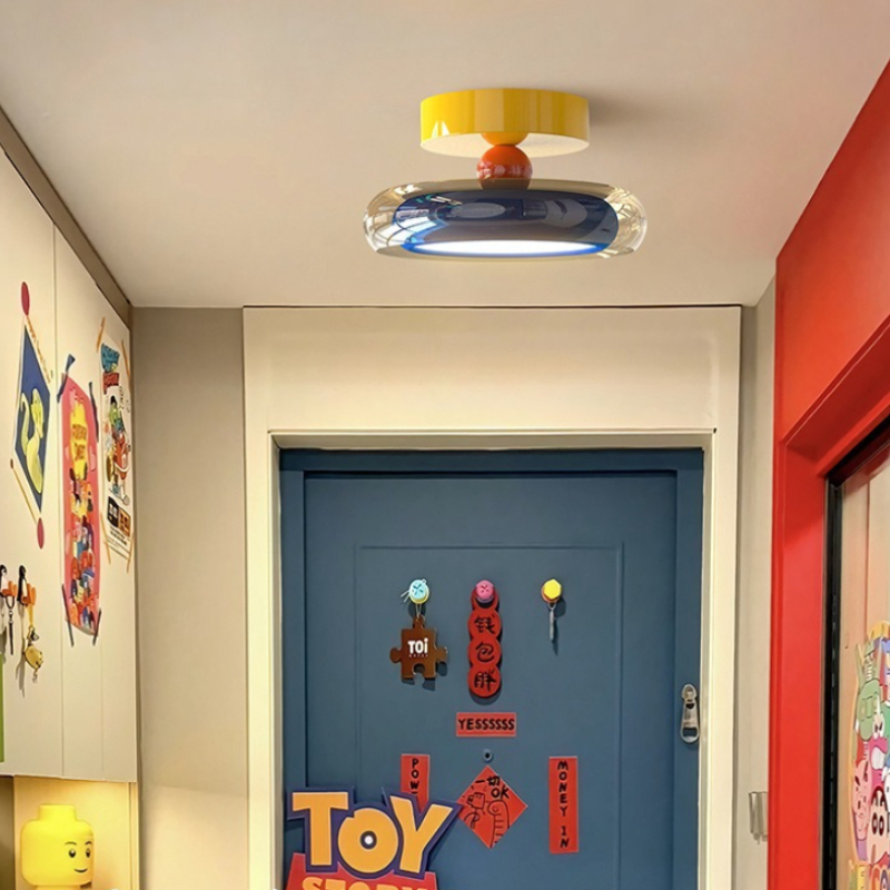 Memphis Dopamine Colorful Glas - Baby Nursery Ceiling Light ulasan dan harga