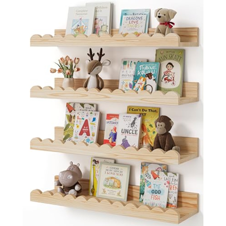 Nursery Book Shelves, 4-Pack F - Baby Nursery Books ulasan dan harga