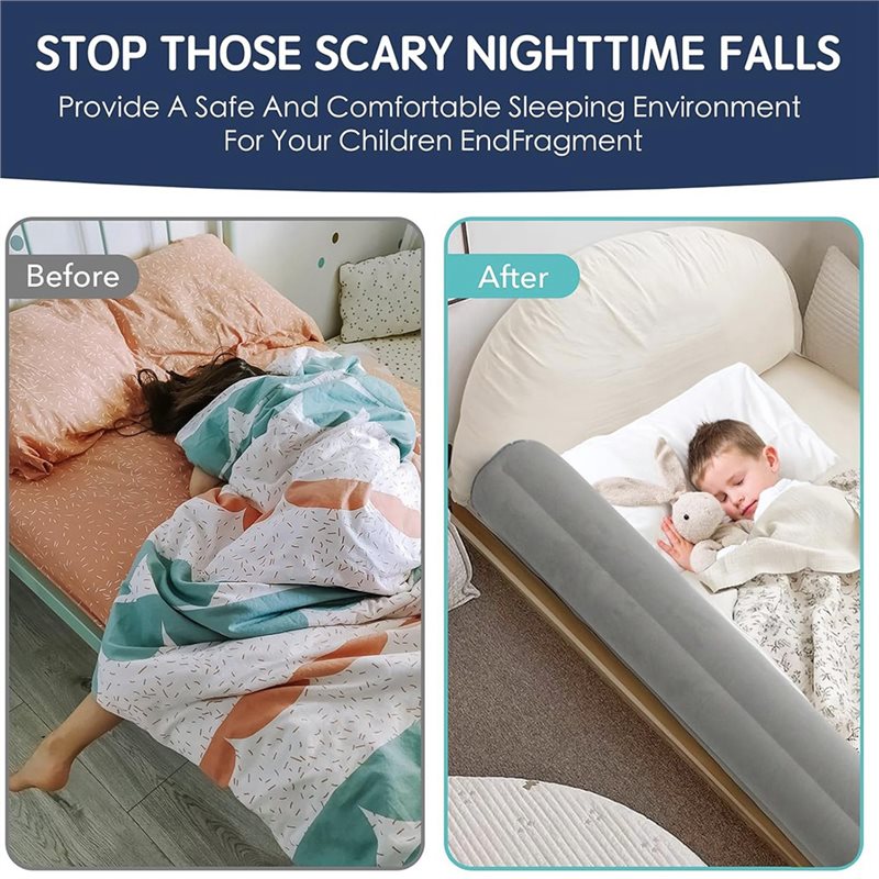 [ABFI!】 Portable Inflatable Be - Bed Rail Toddler ulasan dan harga