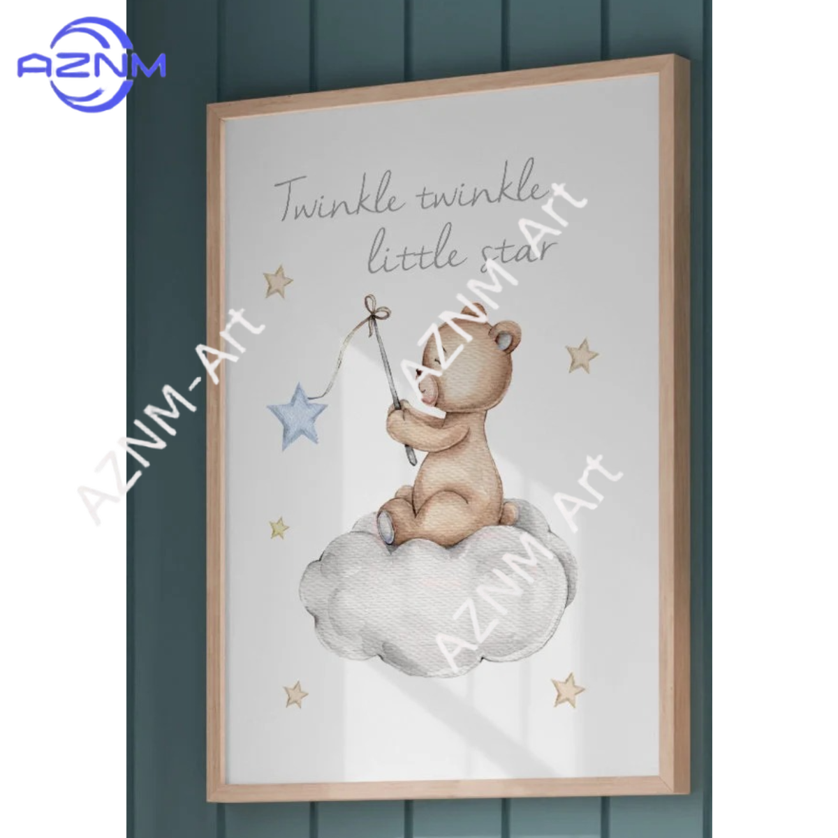 1/3Pcs set of 3 nursery prints - Baby Nursery Gender Neutral ulasan dan harga