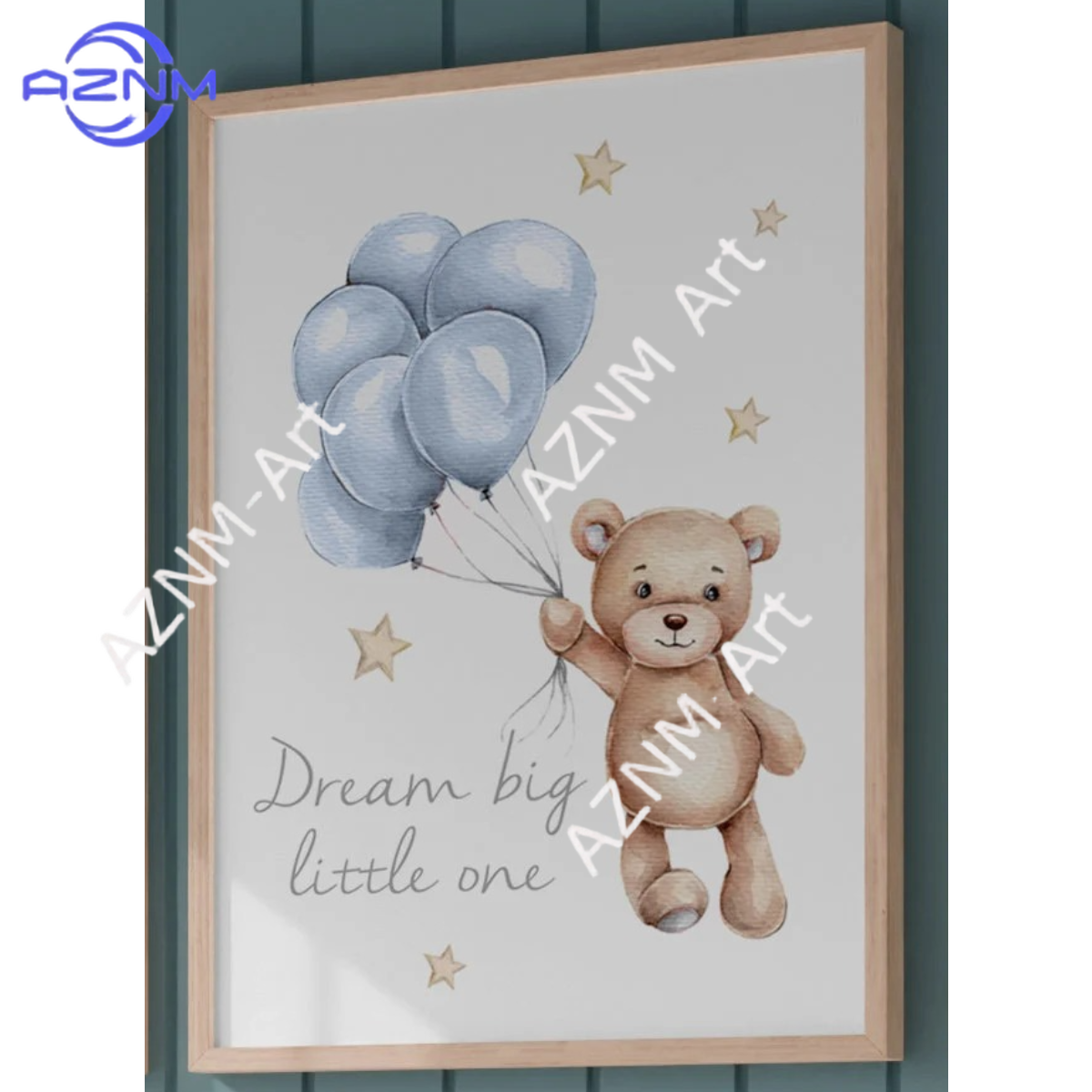 1/3Pcs set of 3 nursery prints - Baby Nursery Gender Neutral ulasan dan harga