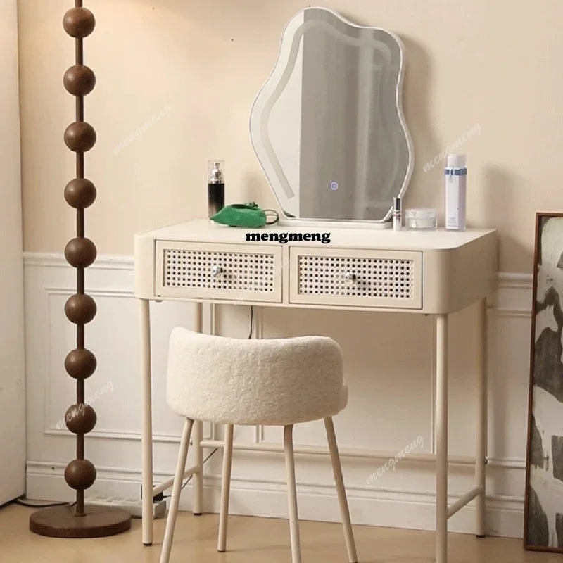White Nordic Organizer Vanity  - Drawer Dresser White ulasan dan harga