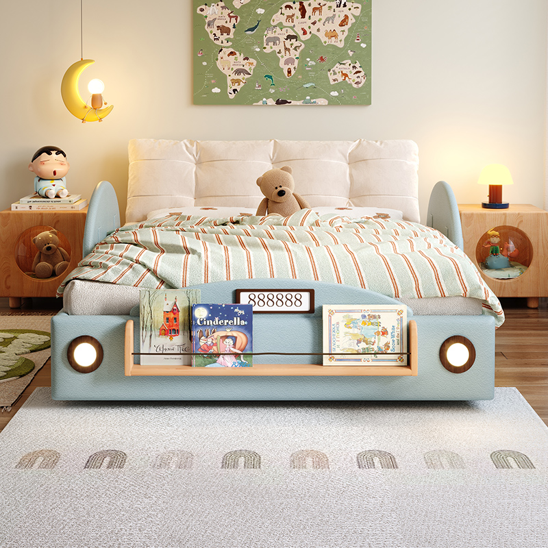 Simple Car Shape Kids Beds Woo - Bed Rail Toddler ulasan dan harga