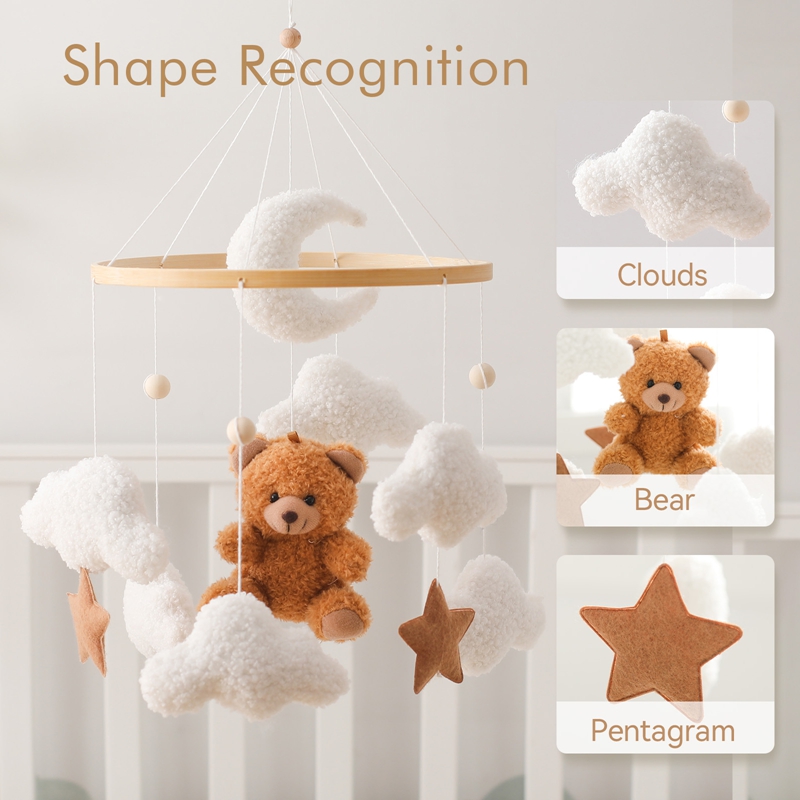 Baby Crib Mobile Bed Bell Toys - Crib Mobile Musical ulasan dan harga