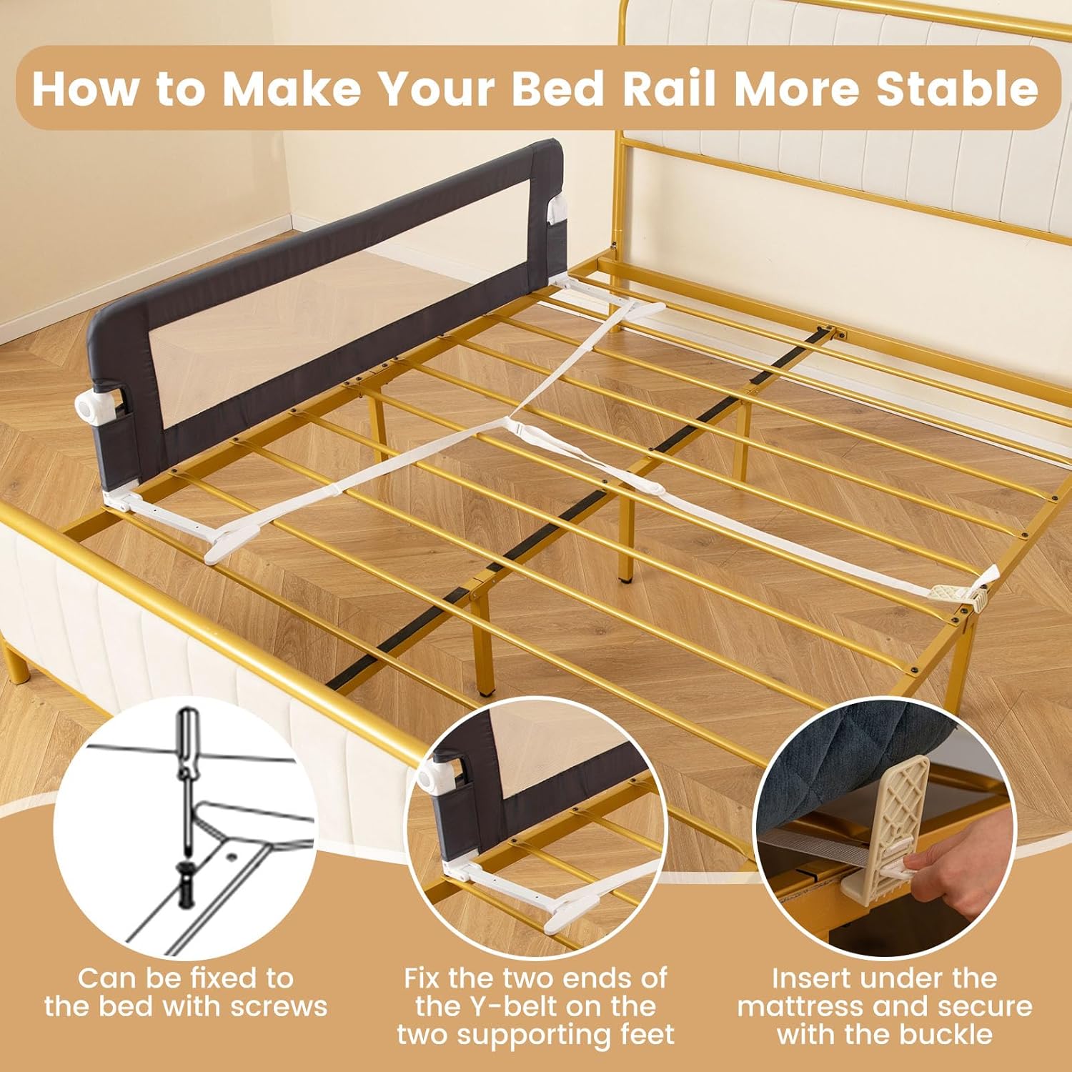 60-Inch Extra Long Bed Rail fo - Bed Rail Toddler ulasan dan harga
