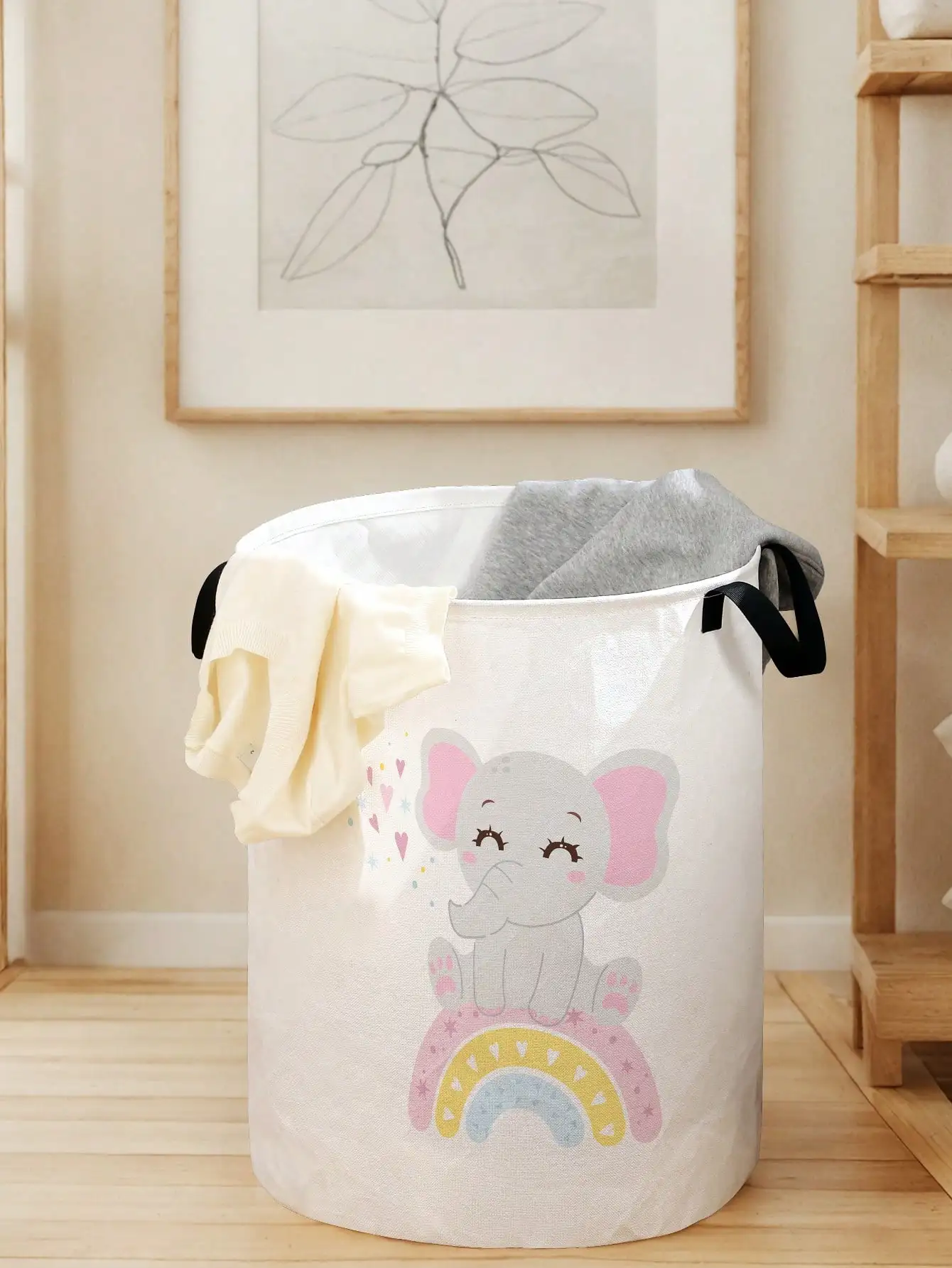 1pc Cute Elephant Pattern Fold - Baby Nursery Elephant ulasan dan harga