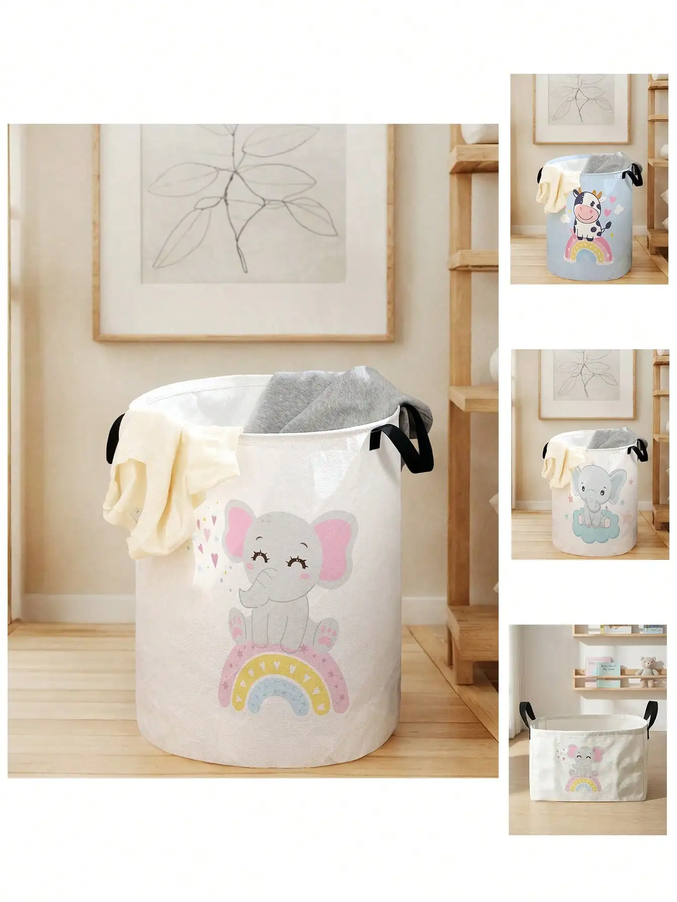 1pc Cute Elephant Pattern Fold - Baby Nursery Elephant ulasan dan harga