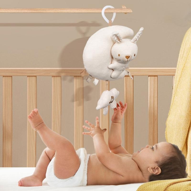 U13F Plush Infant Car Toy With - Crib Mobile Musical ulasan dan harga