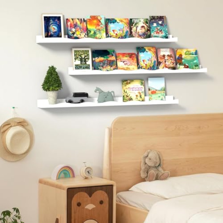 Floating Bookshelf for Floatin - Baby Nursery Books ulasan dan harga
