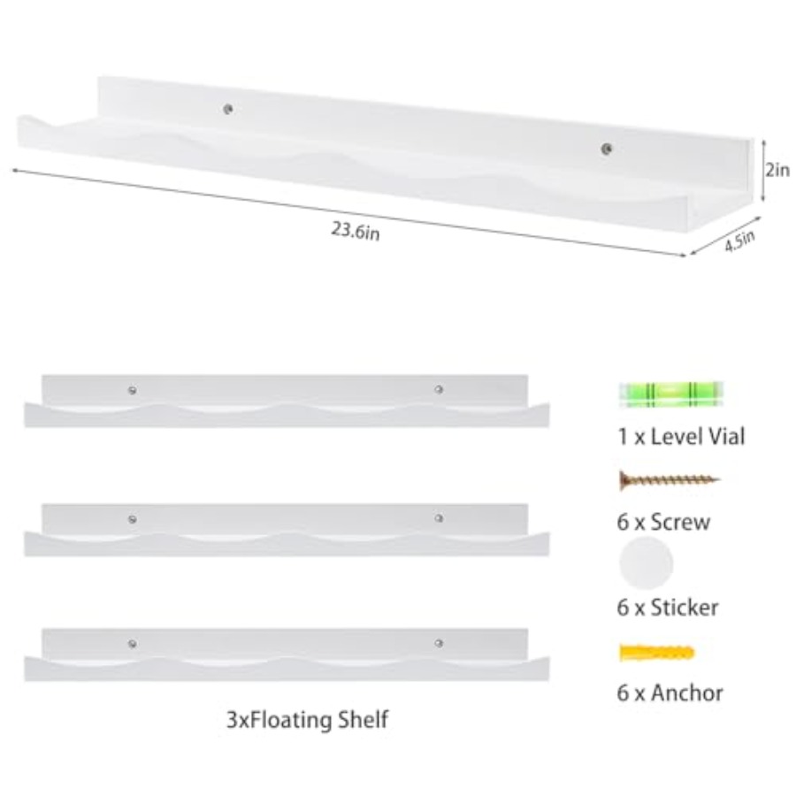 Floating Bookshelf for Floatin - Baby Nursery Books ulasan dan harga