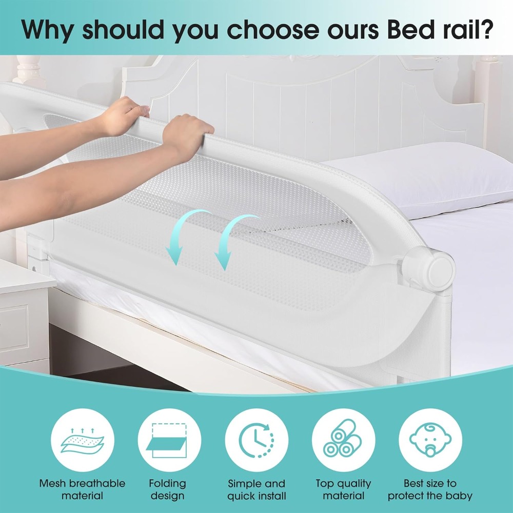 Baby Bed Rail Guard for Toddle - Bed Rail Toddler ulasan dan harga