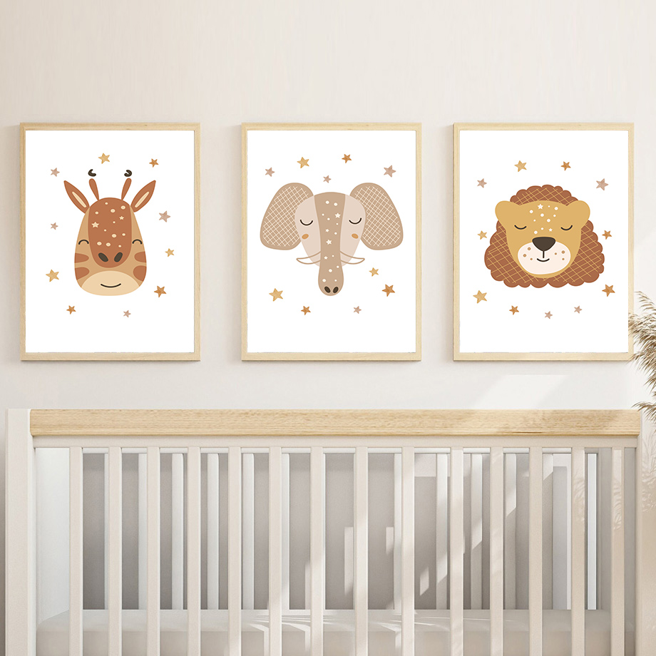 Boho Nursery Wall Art Neutral  - Baby Nursery Gender Neutral ulasan dan harga