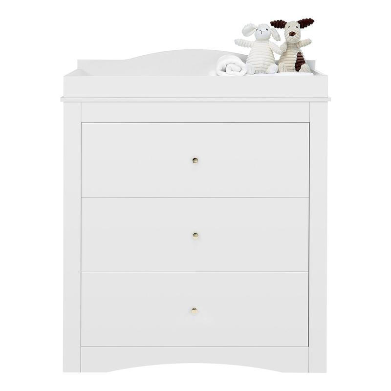 Changing Table Dresser, Baby D - Drawer Dresser White ulasan dan harga