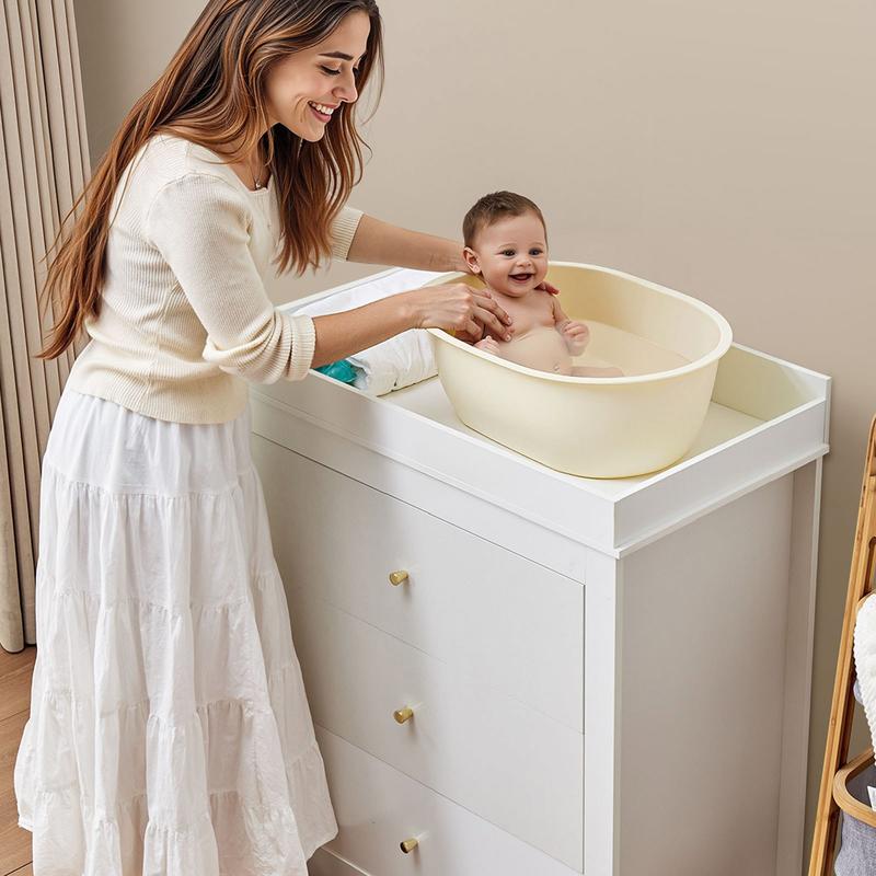 Changing Table Dresser, Baby D - Drawer Dresser White ulasan dan harga