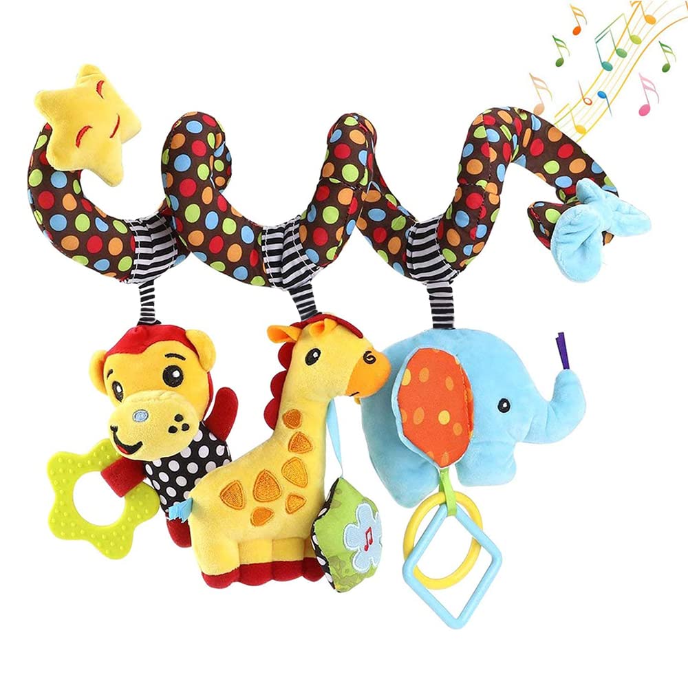 Baby Car Seat Stroller Spiral  - Crib Mobile Musical ulasan dan harga