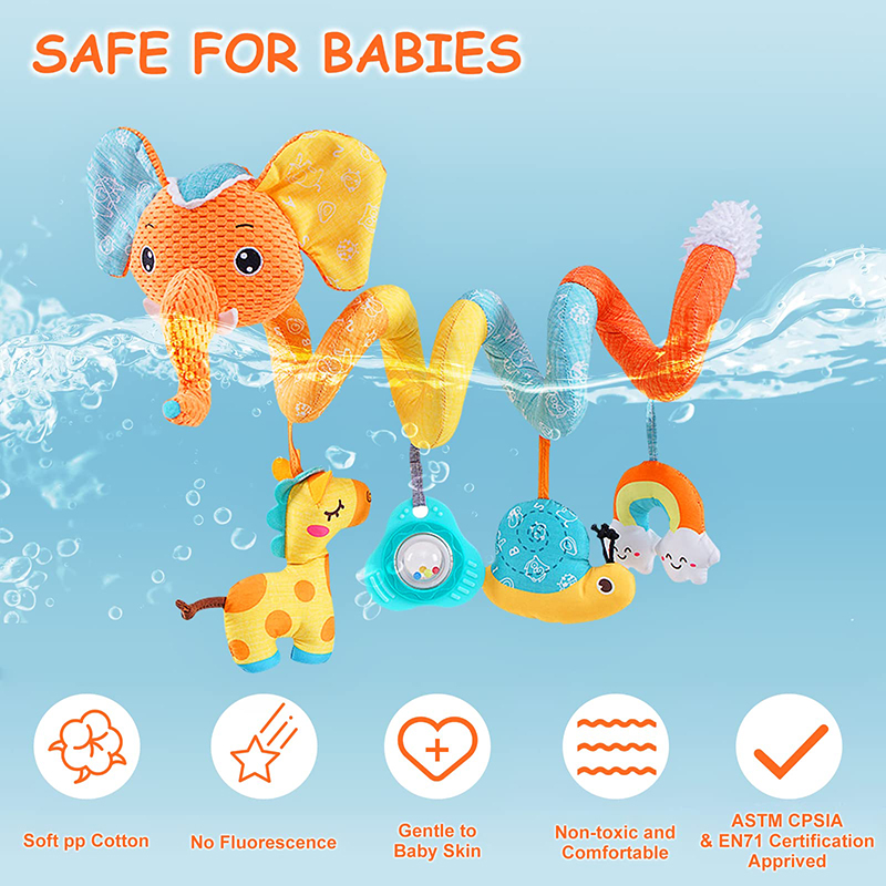 Car Seat Toys Infant Color Ele - Crib Mobile Musical ulasan dan harga