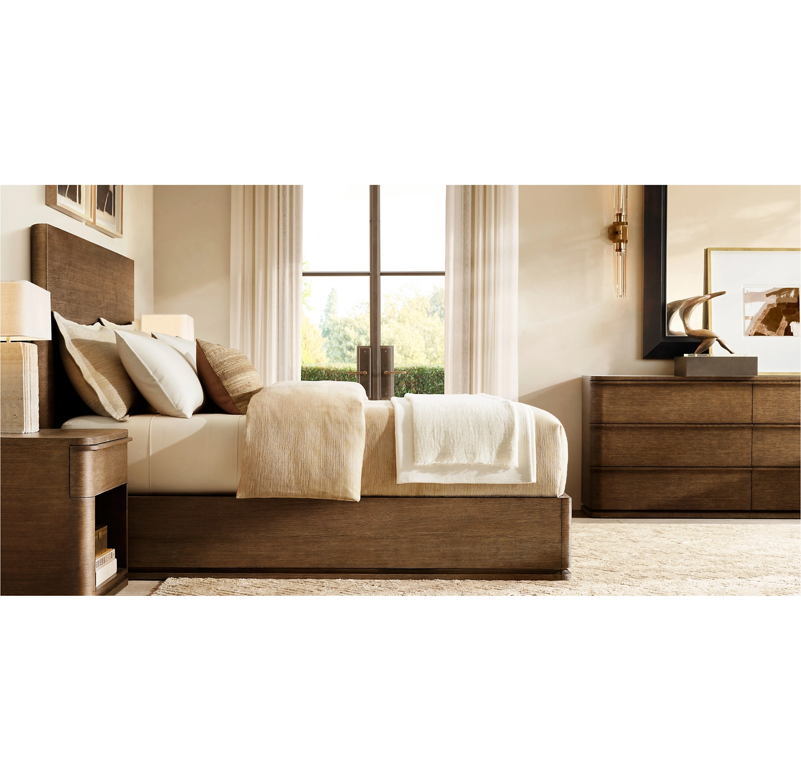 Handcrafted European White Oak - Drawer Dresser White ulasan dan harga