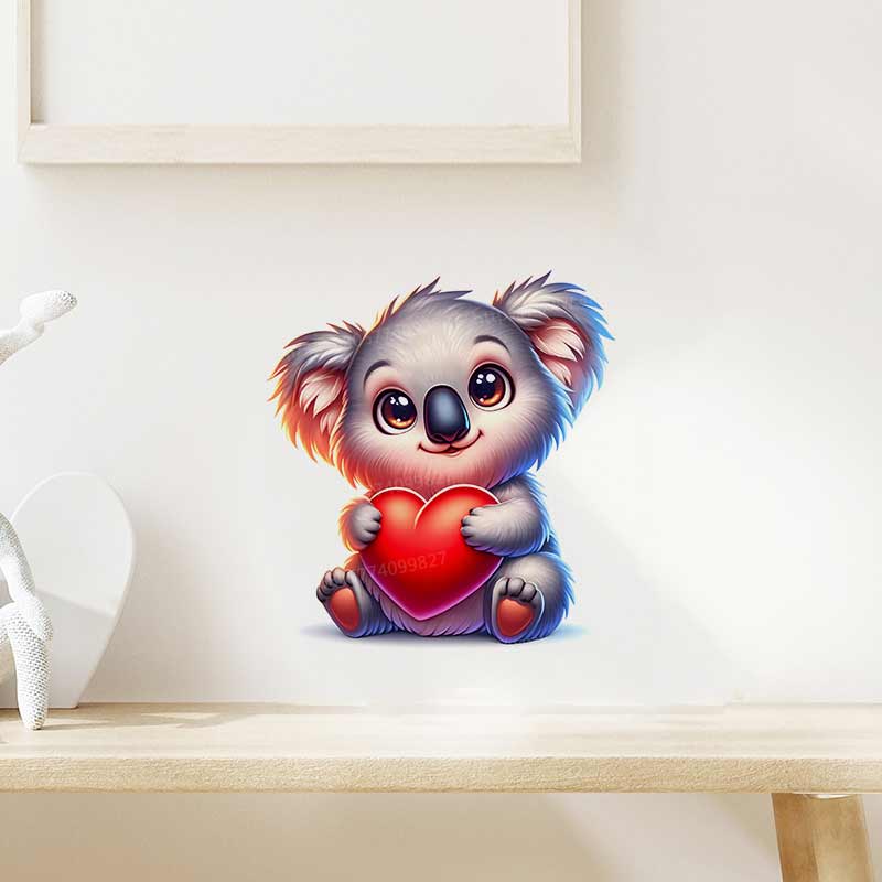 Cute Koala Wall Sticker Baby K - Baby Nursery Mural Wallpaper ulasan dan harga