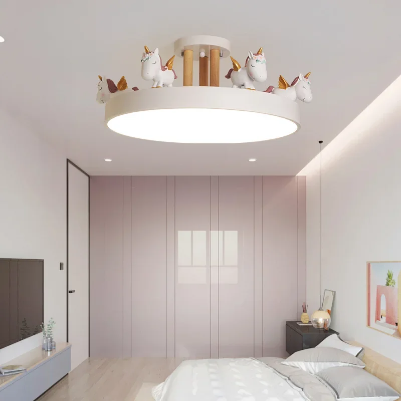 Ceiling Lightings Nordic Round - Baby Nursery Ceiling Light ulasan dan harga